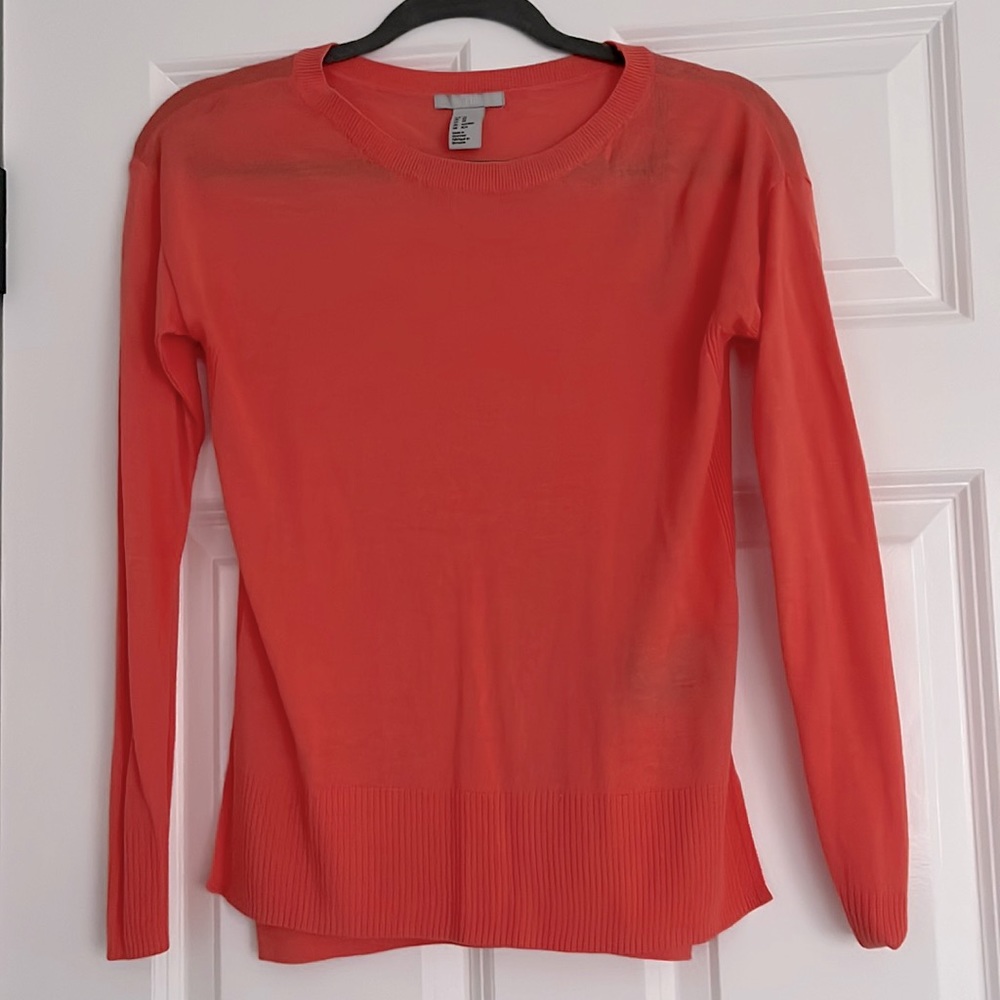 Orange lightweight sweater
